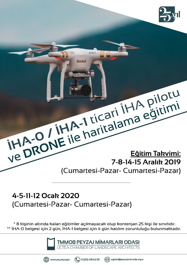 İHA0 - İHA1 TİCARİ İHA PİLOTU VE DRONE İLE HARİTALAMA EĞİTİMİ ANKARA'DA BAŞLIYOR
